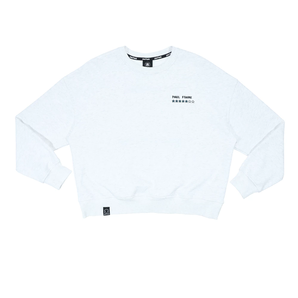 【Paul Frank】女款寬版繡印花T