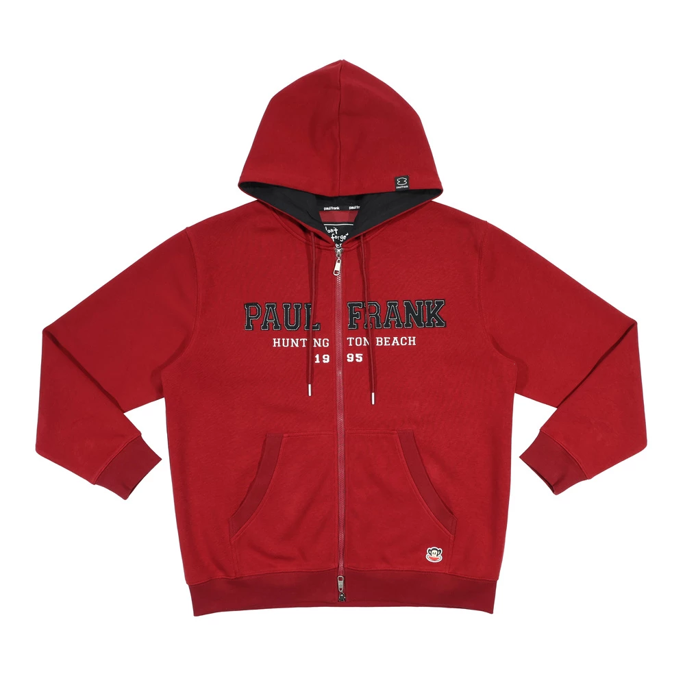 【Paul Frank】中性貼布連帽外套