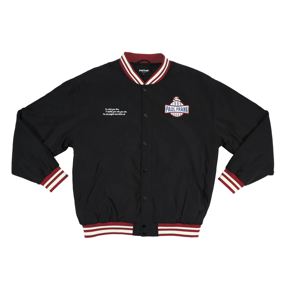 【Paul Frank】中性鋪棉棒球外套