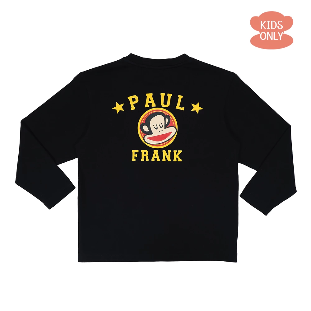 【Paul Frank】中性童口袋圓領T