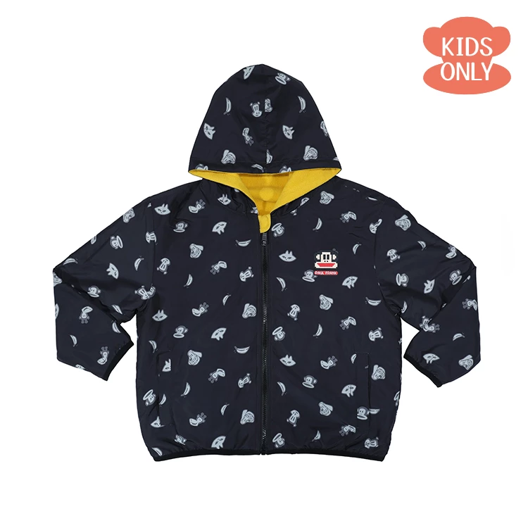 【Paul Frank】中性童雙面風衣外套